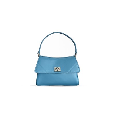 BALENCIAGA WOMEN'S RODEO BAG WITH CHAIN NANO IN BLUE 8194292ABNS1000 (16*9.9*4.5cm)